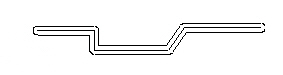 The completed countour toolpath generated after retracing with partial chaining.